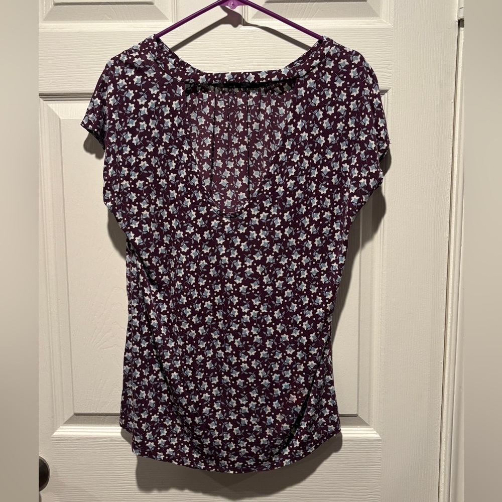 LOFT FLORAL BLOUSE